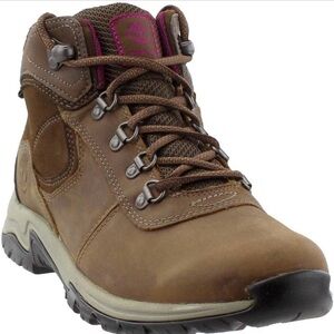 Timberland Brown and Pink Combat Boots